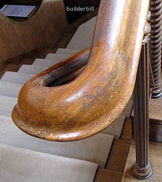 A handrail scroll