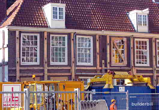 protective shoring in Amsterdam.