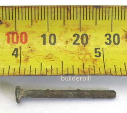 asbestos nail or shear point