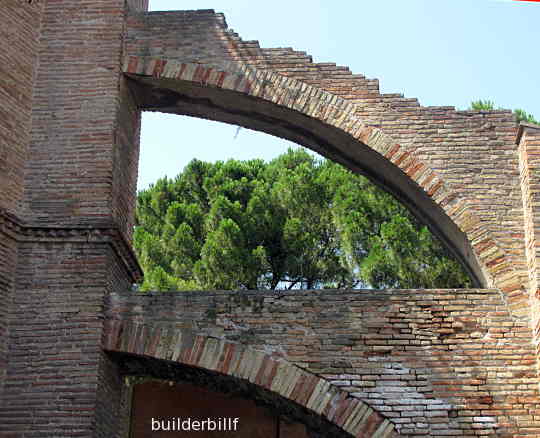 A flying buttress at Ravenna