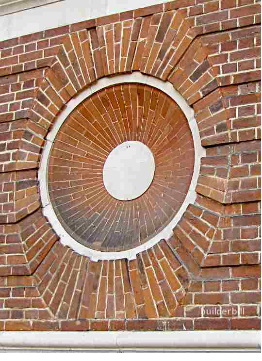 feature brickwork in Greenwich