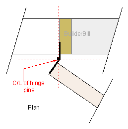 door hinge detail