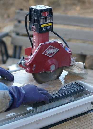 a ceramic tile cutter