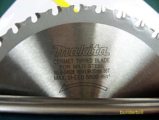 a ceramic metal tipped saw blade