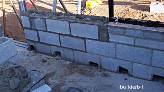 masonry blockwork walls