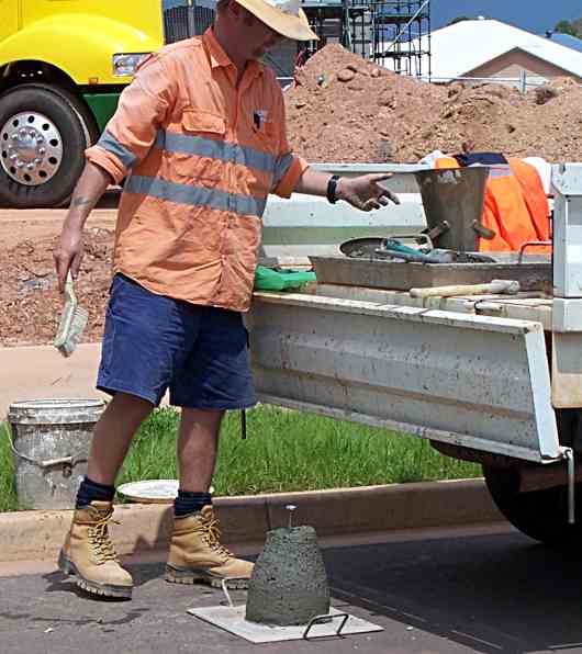 A concrete tester