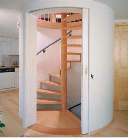 Curved sliding door