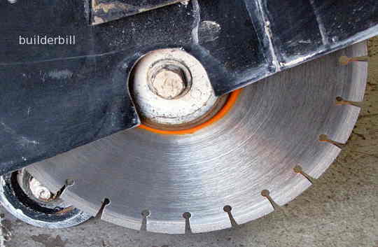 a diamond saw blade