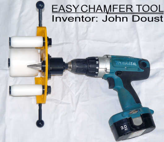 easychamfer in a cordless drill