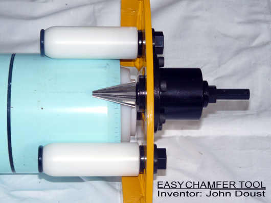 The easychamfer pvc pipe tool