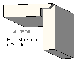 Graphical Construction Glossary >> Woodwork. >> Joints >> Mitre Joint