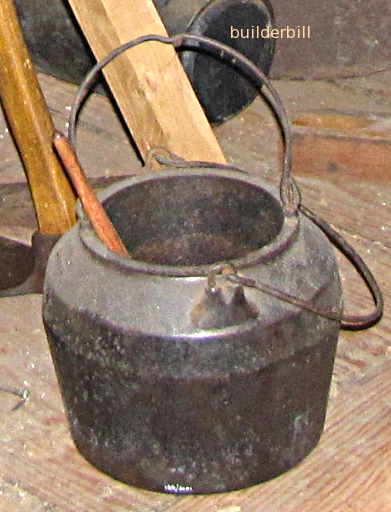 a cast iron glue pot