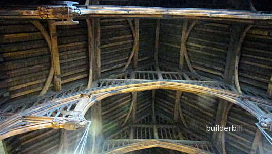 detail of Westminster Hall roof