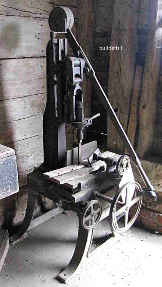 an old mortising machine