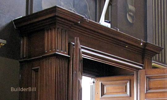 wooden cornice