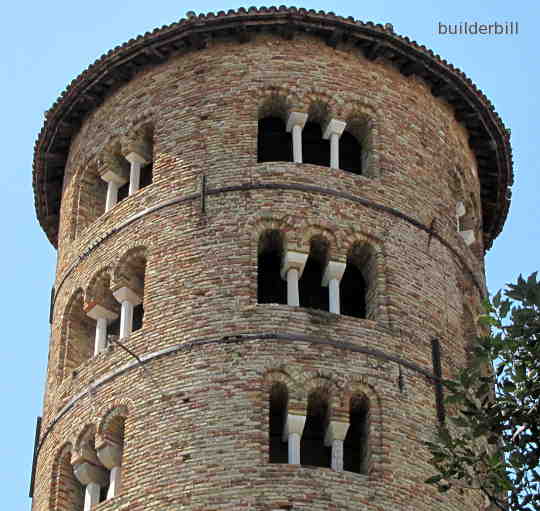 iron bands holdin a medieval tower together