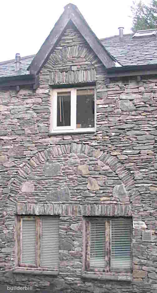 slate relieving arches