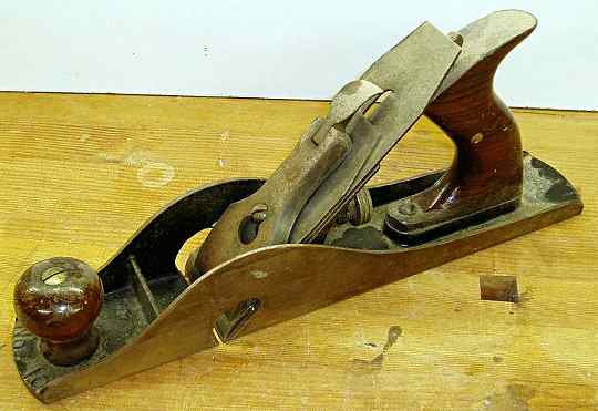 A metal rebate plane