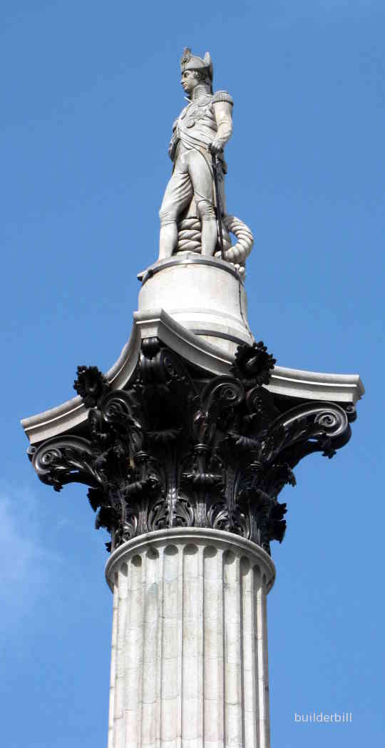 the top of nelson's column