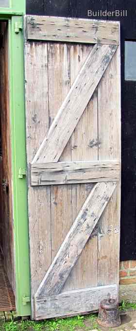 a braced batten door