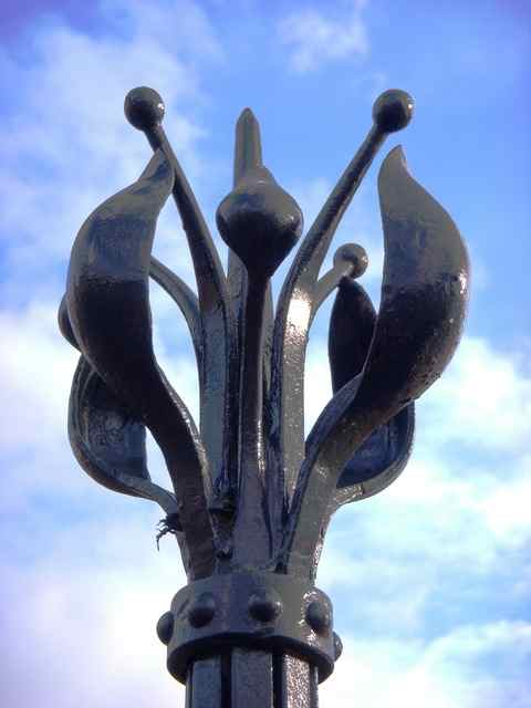 wrought iron finial