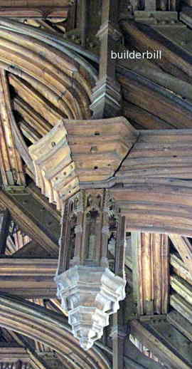 the hammer post ,detail of the pendant