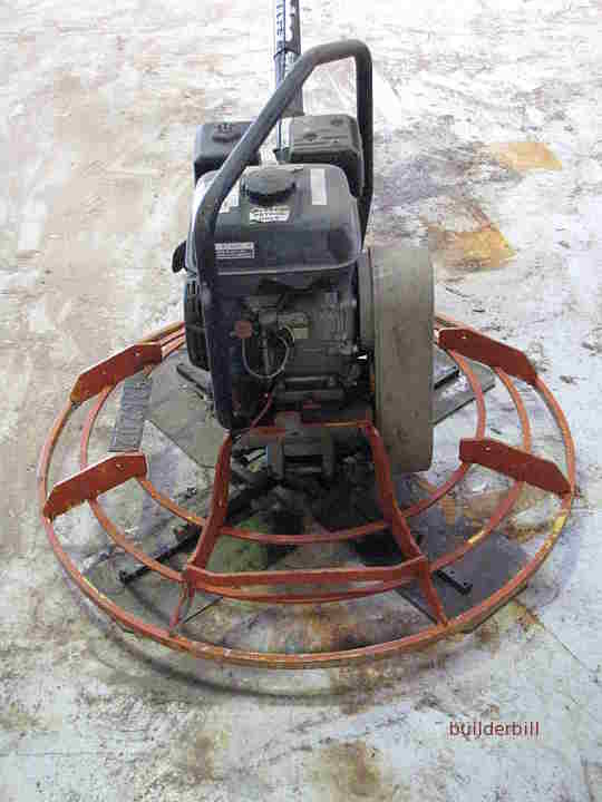 a power trowel