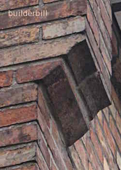 purpose made brick corbels