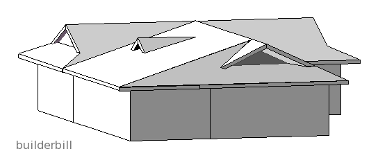 3d view of the new roof layout