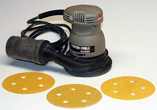 A small Porter Cable palm sander