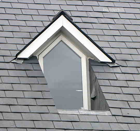 a recessed dormer window