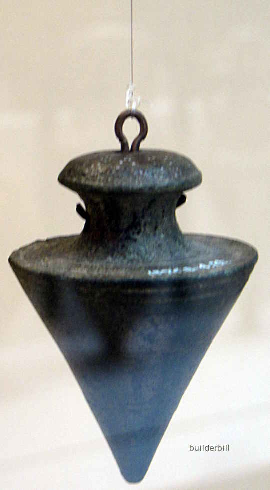 A Roman plumb bob