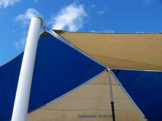 large shade sail