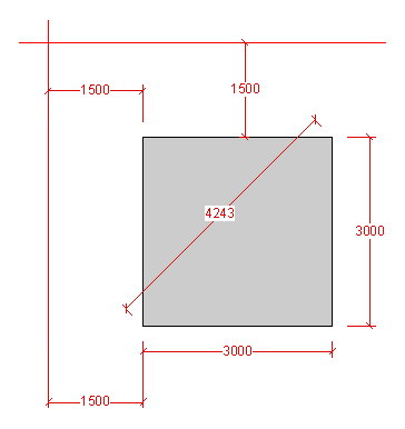 Garden shed concrete - Plan view of the proposed slab