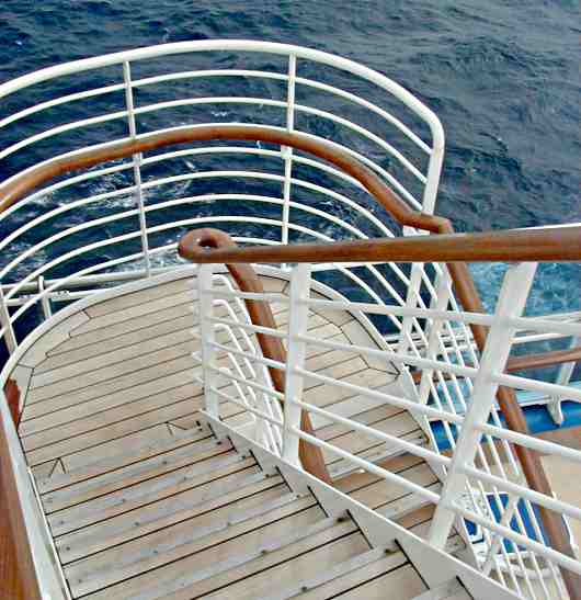 cruise ship stairs