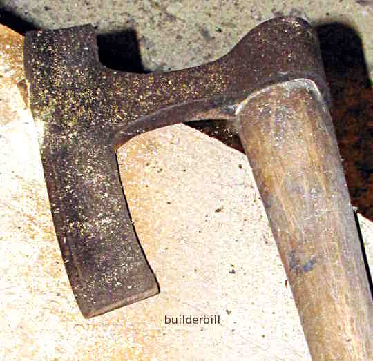 a medieval side axe
