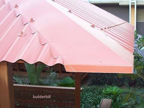 Colourbond Hip  on Custom Orb roof