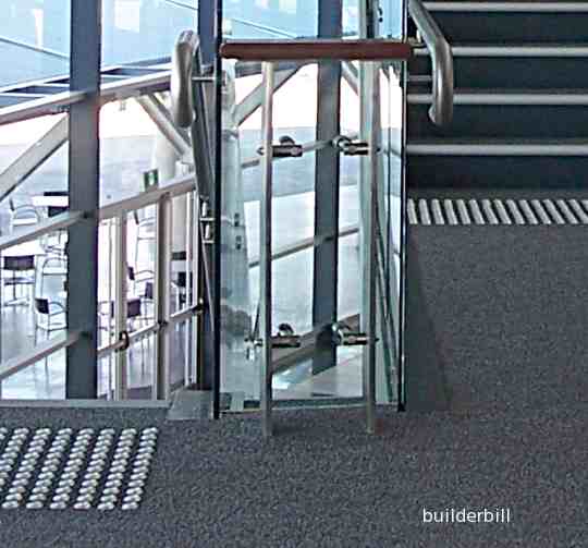 stair landing area non slip pads