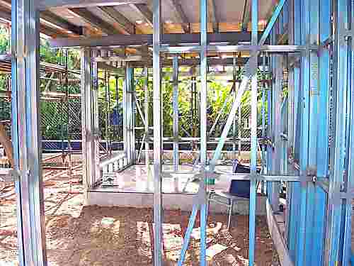 steel frame walls