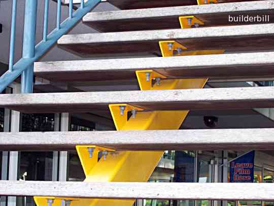 a steel RHS stair carriage