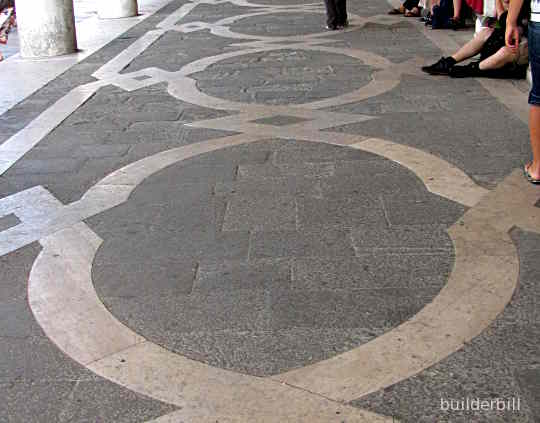 stone  pavement in venice