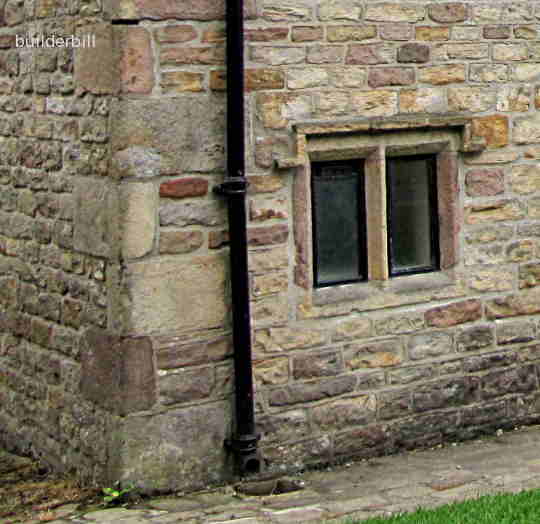 coursed and sqared stonework