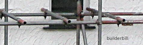 tube and clip scaffold, transoms