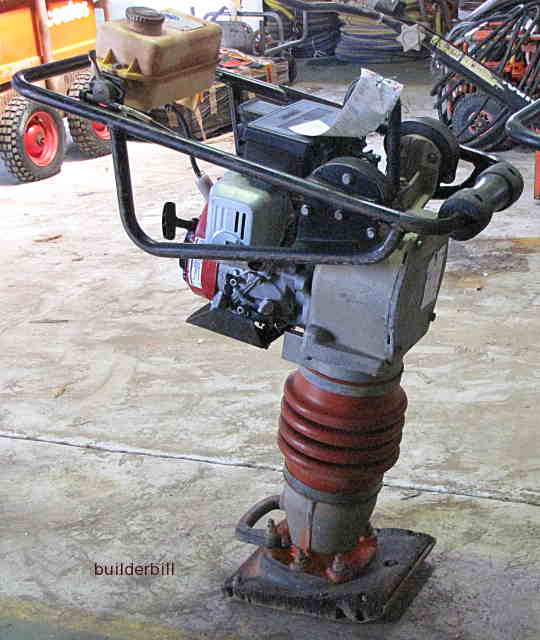 a small plate compactor.