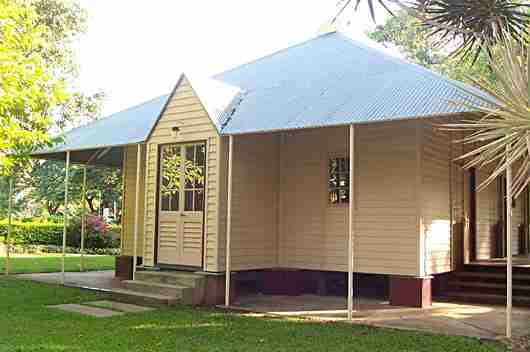 Old steel Wesleyan church Darwin