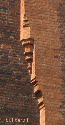 brick corbel to a chimney