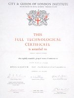 City and Guilds of London Institutes Certificate