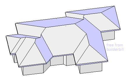 a complex hip roof