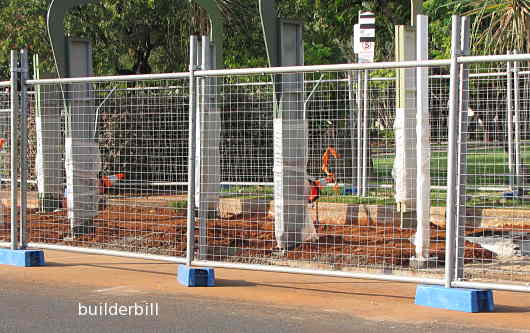 temporary construction and sfety fence