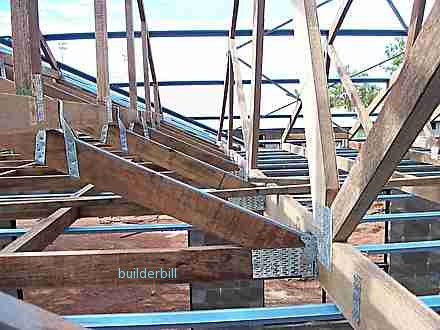 metal nail plate  roof truss